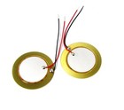 5 STCK. 35 mm Piezoelemente Summer Sound Sensor Trigger Trommel Disc + Draht Kupfer