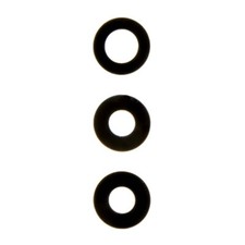 Glass Camera Lens Set Back Set of 3 for Apple iPhone 13 Pro, 13 Pro Max Black