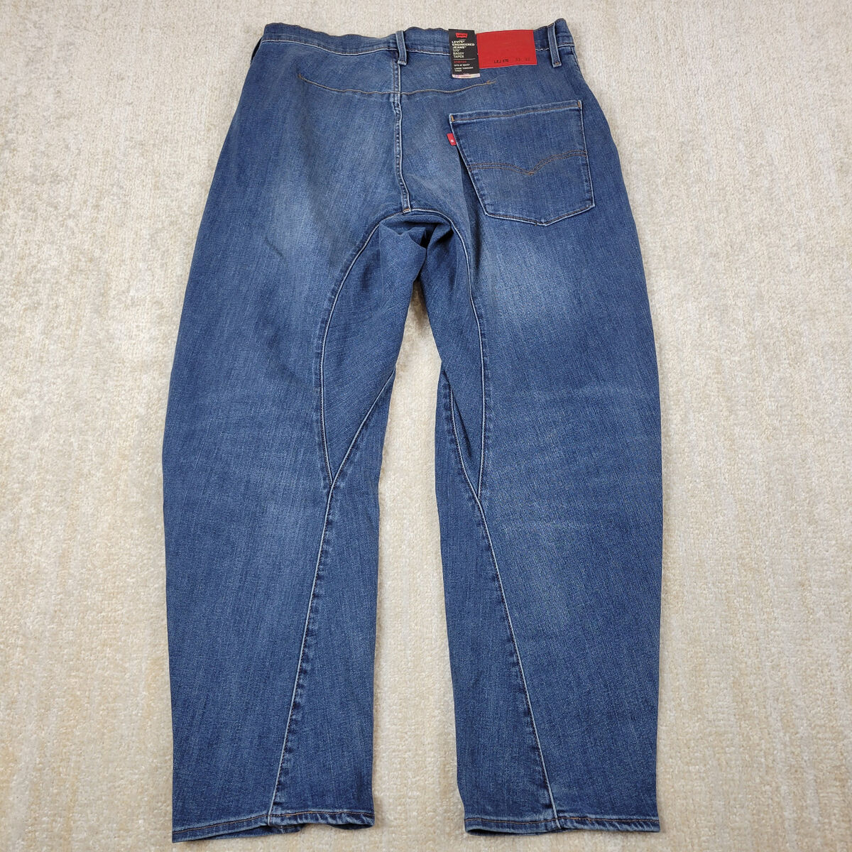 Levis LEJ 570 Jeans Mens 33x32 Blue Engineered Baggy Tapered Levis LEJ 570 Jeans Mens 33x32 Blue Engineered Baggy Tapered