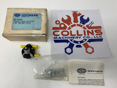 Barber Colman AK-40401 3-Way Pneumatic Relay Non-Snap Acting
