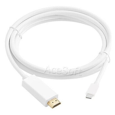 6ft Type C to HDMI Male Cable f Samsung Galaxy Tab S6 10.5'' SM-T860N T867V T867U
