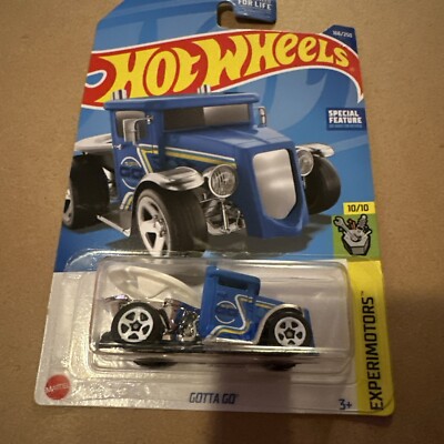 2021 Hot Wheels~Gotta Go~Treasure Hunt~Experimotors~Blue.  (#11)