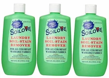 Soilove Laundry Soil-Stain Remover 16 OZ Fast Free Shipping Made in USA (3pk)