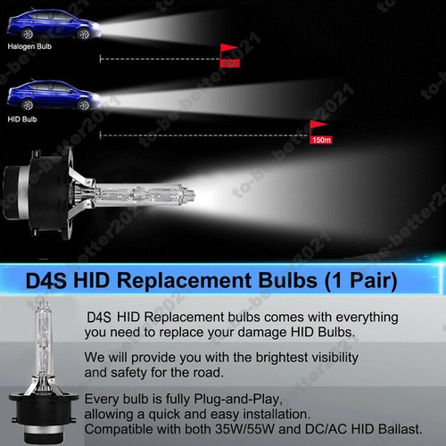 D1S D2S D3S D4S HID Xenon Bulbs Replace LED Headlight 6000K 8000K 10000K 12000K - Picture 22 of 28