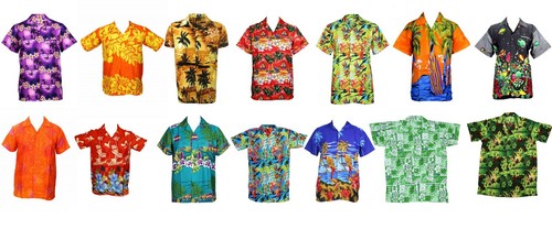 MEN HAWAIIAN SHIRT STAG BEACH HAWAII ALOHA SUMMER HOLIDAY FANCY Assorted DESIGN - Picture 4 of 6