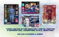 Topps Match Attax 2021/22 2022 MOTM Master Apprentice, Signature Style, Heritage