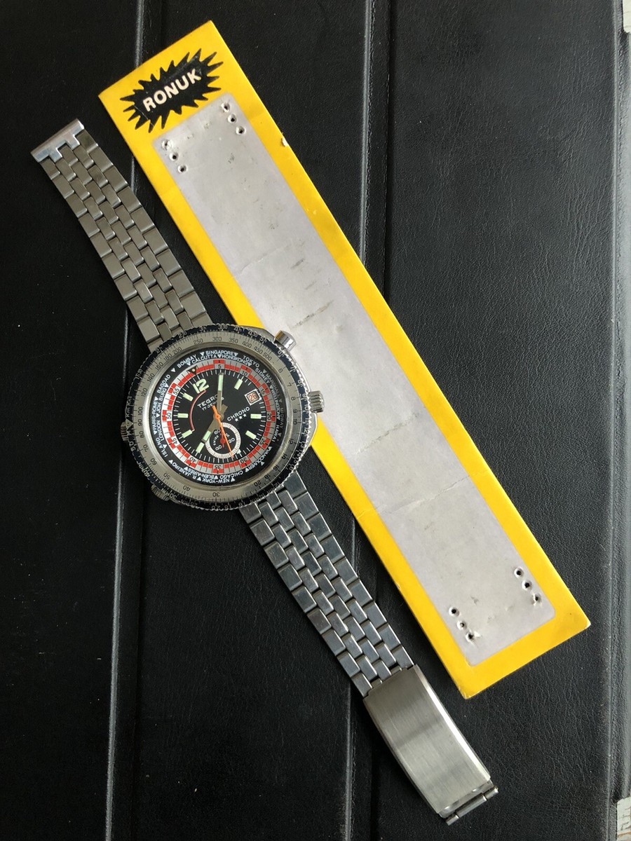 Tegrov World Time Chrono 17 Jewels | eBay Tegrov World Time Chrono 17 Jewels | eBay