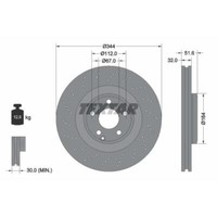 Textar 2X Bremsscheibe Vorne Ø344 Mm FüR Mercedes-Benz CLS C218 X218