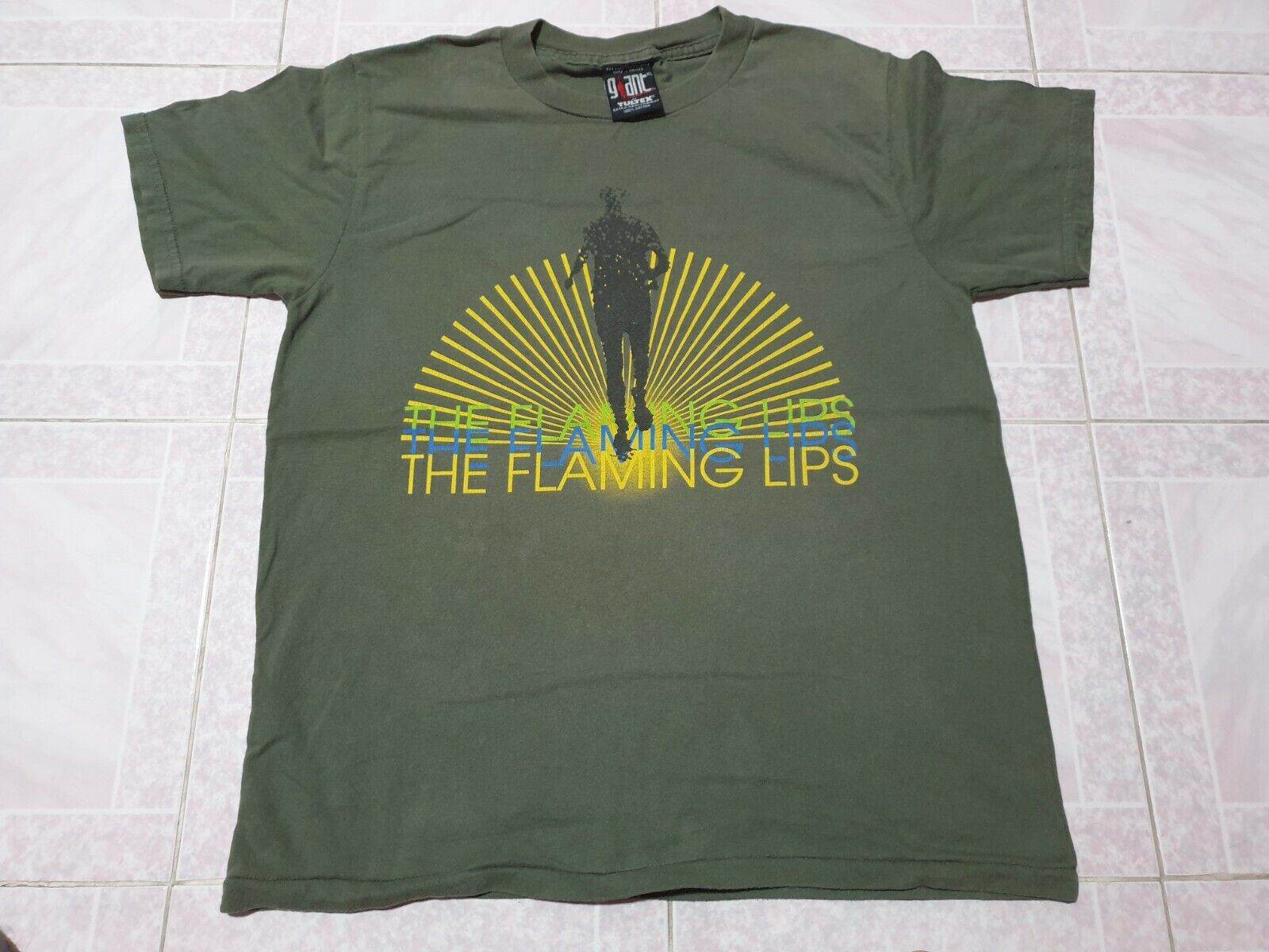 Rare 1999 THE FLAMING LIPS  Vintage T Shirt Size M - image 2