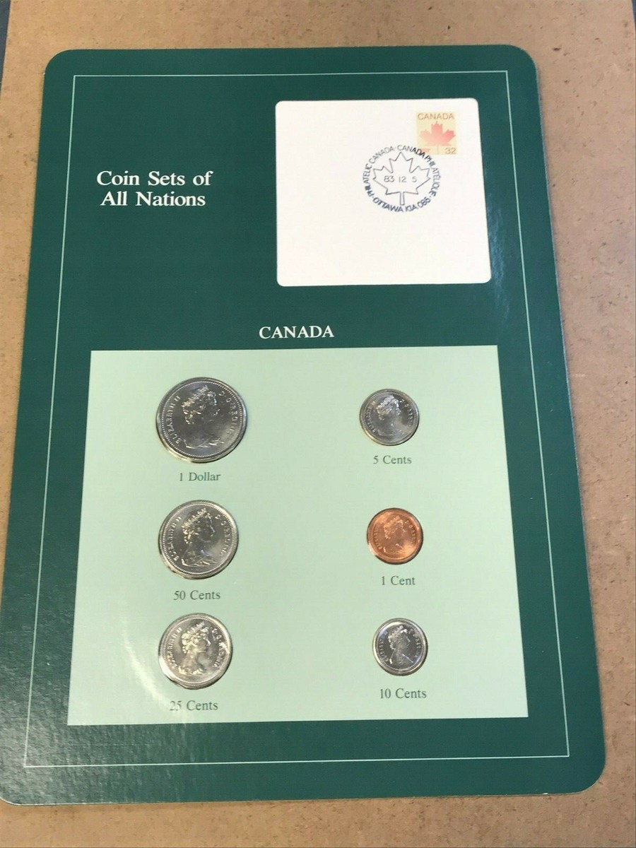 Franklin Mint Coin Sets of All Nations - Canada 5 Coins & Stamp | eBay