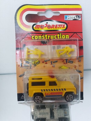 Majorette Construction Land Rover FK enterprise On Blister Rare