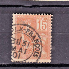 TIMBRE 1900-01 FRANCE MOUCHON N° 117 BEAU CACHET-OBL.TB-VOIR SCAN