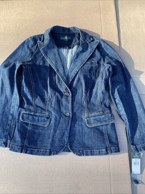 Lauren Jeans Company Ralph Lauren Denim Jacket Authentic Denim Outfitters L