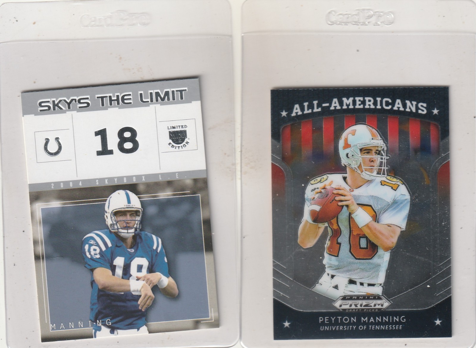 2-   PEYTON  MANNING   INSERTS       NM/MT INV. 825
