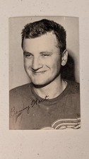 1950-51 McCarthy Postcard  BENNY WOIT DETROIT RED WINGS  Original