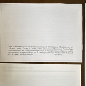 SEGA Pico System Manuals & Parents' Guides Lot - English - Original