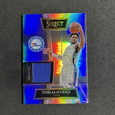 2021-22 Select Tobias Harris Swatches Silver Prizm Game Used Jersey #SS-THS