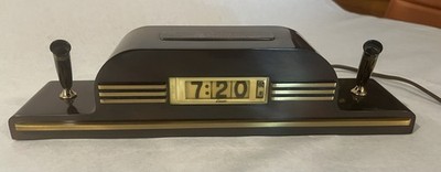 Rare Lawson Time Co. Parker Pen Holder 490 PH Cyclometer Clock Deco New Yorker
