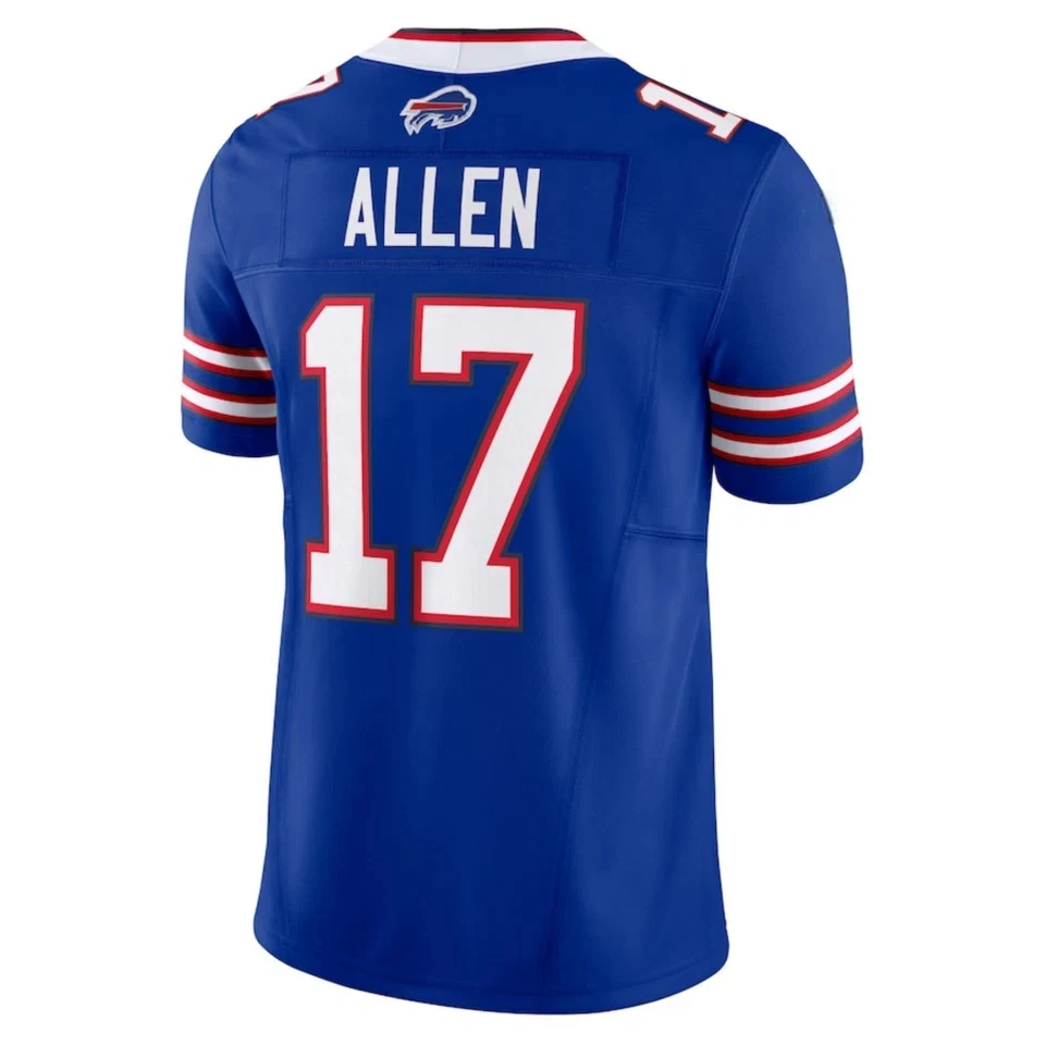 NWT Bills #17 Josh Allen Royal Jersey