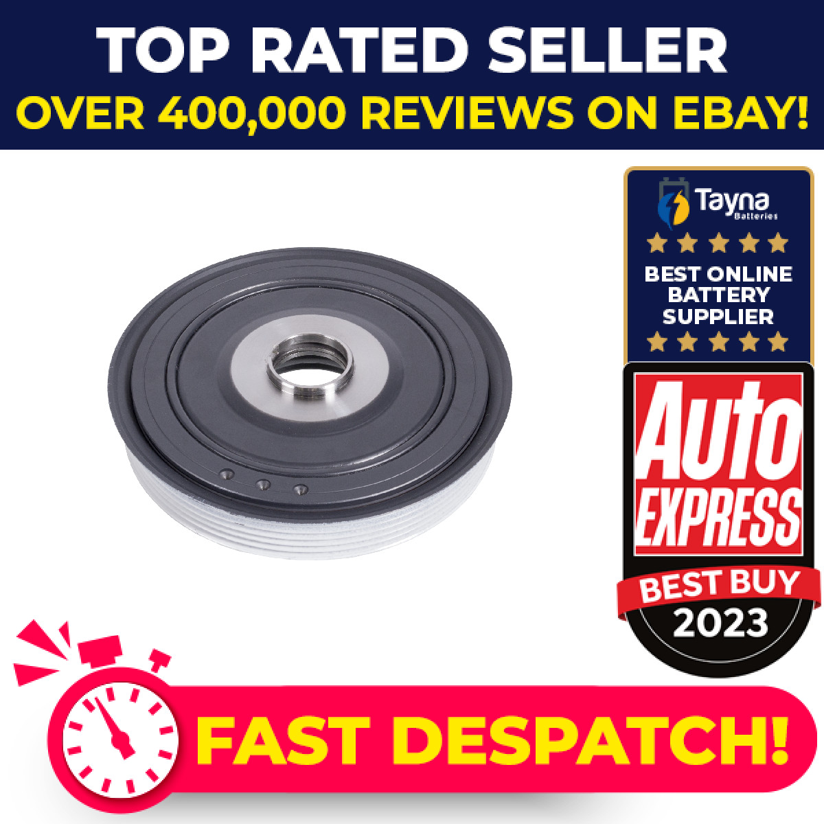 Crankshaft Pulley fits MAZDA 3 BK 1.6D 04 to 09 Belt Y40111401 Y40111401A Febi