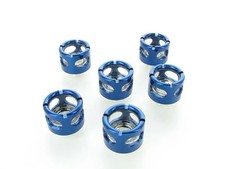 Monsoon Free Center Hardline Compression Fittings, 1/2" x 5/8" 6-Pack - Blue