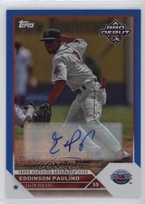 2023 Topps Pro Debut Blue Foil Auto 59/150 Eddinson Paulino #PD-155 Auto 13cy