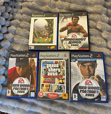 Sony PS2 PAL Game Bundle: GTA Vice City, Tiger Woods 2004, Fight Night