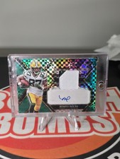 2022 Romeo Doubs Panini Select Green Patch Autograph /5 #Rsm-rd Rpa Prizm SSP