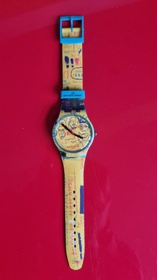 Jean-Michel Basquiat Swatch watch, Hollywood Africans edition