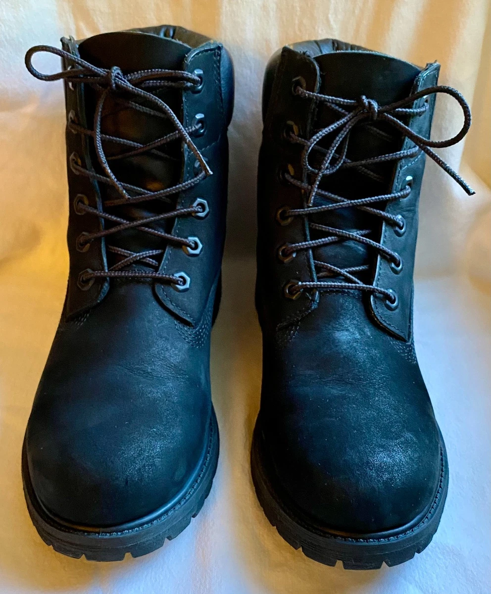 Timberland Black Low (1-1.9 in) Heel Height Boots for Women for