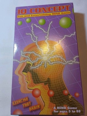IQ Concepts   - Brain Exercising Puzzle - A Mind Game For Ages 5 To 80 - Open Bx