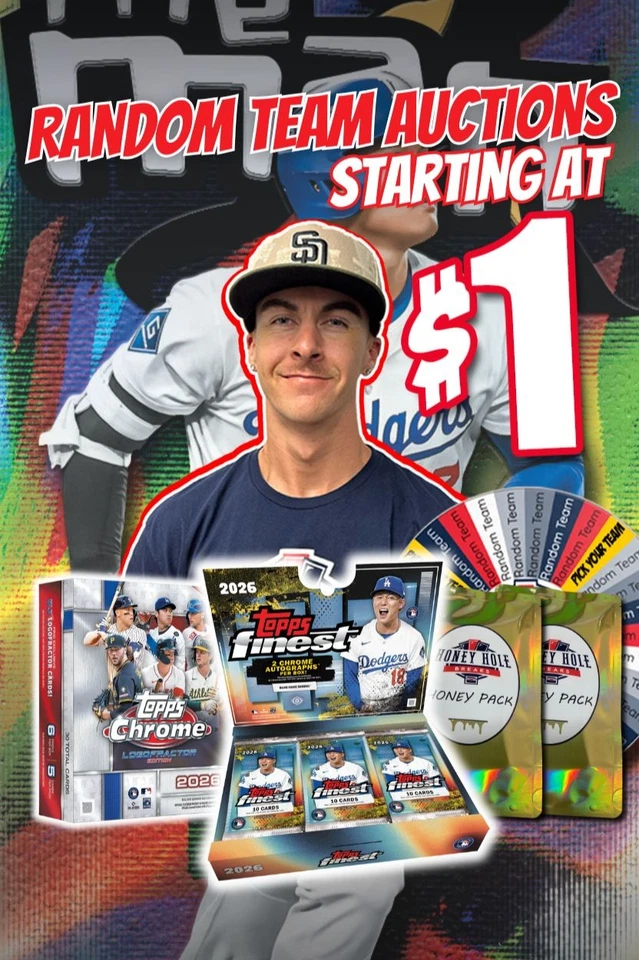 BASEBALL Mixers, 2026 TOPPS FINEST & Honey Packs Starting at $