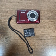 Kodak Digital Camera PixPro FZ53 16.1MP Red With Battery WORKING No Charger