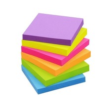600 Sheets Sticky Notes, 3X3 Inch, 6 Pads, Bright Colors