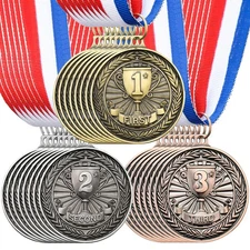 1st 2nd 3rd Place Metal Winner Award Medals 2" for Sports Competitions