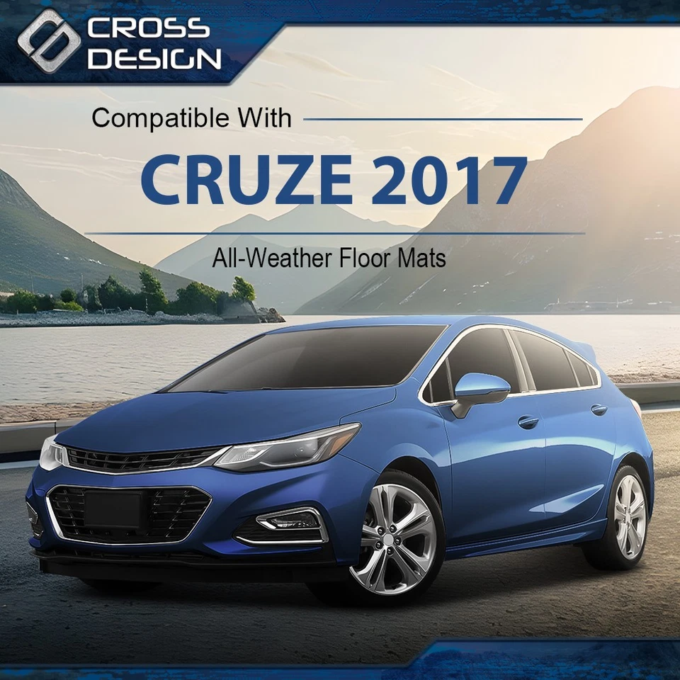 TPE Floor Mats Fit For 2016-2019 Chevrolet Cruze (Not Fit 2016 Cruze Limited) - Image 2 of 4