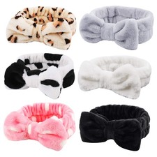 WHAVEL 6 Pack Spa Headband Makeup Headband Face Wash Headbands Make Up Hair Band