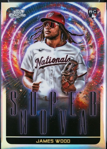 2025 Topps Cosmic Chrome James Wood Planetary Pursuit RC Sun #PPS 