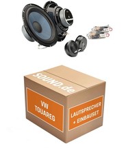 Lautsprecher Boxen Einbaupaket Front Gladen Alpha165G2 passend für VW Touareg II