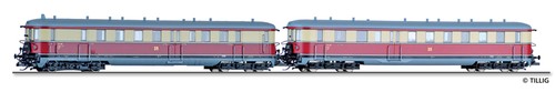Tillig TT 02857 Triebwagen mit Steuerwagen der DR, Ep. III | Zustand: Neu
