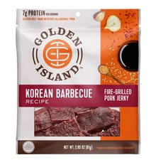 Golden Island Korean Barbecue Pork Jerky, 2.85oz