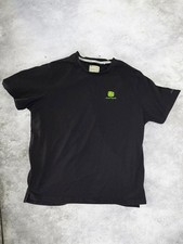 John Deere Mens Black Cotton T-Shirt XXL with...