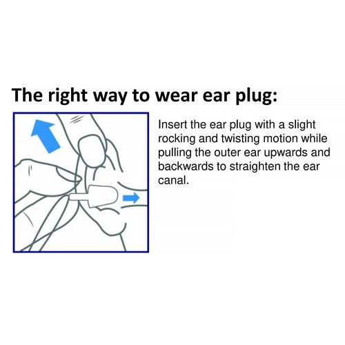 20 pares de tapones desechables de espuma suave de PU para los oídos reducción de ruido cancelación de sueño a granel - Imagen 3 de 10