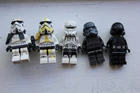 Lego Star Wars Minifigure Lot Imperial Stormtroopers, Sandtrooper, Tank driver