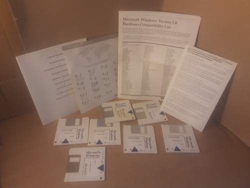 Microsoft Windows V3.0 (3.5) NON USA , 1991, CONTAINS 3.5" Disks - Picture 9 of 13