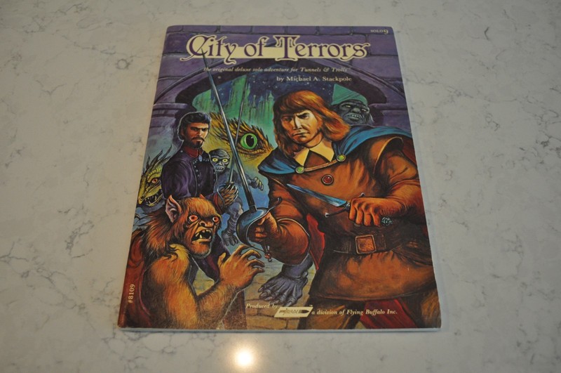 City Of Terrors – 2nd Edition, 4th Printing - Tunnels & Trolls - 1983