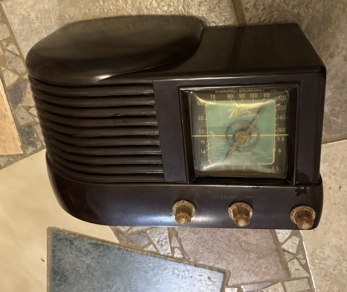 Zenith 6D512 Beehive Art Deco Radio 1941 Blue Dial | eBay