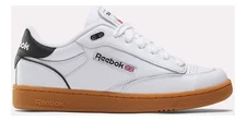 Reebok Men's CLUB C BULC [ Ftwwht/Black/Rbkg03 ] Fashion Sneakers - IF5071