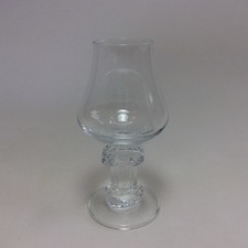 Metaxa Kirios Glas bauchig Säulenfuß mit 2 cl + 4 cl Eichstrich 12,5 cm