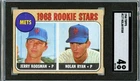 1968 Topps Nolan Ryan RC HOF METS #177 Graded SGC 4 VG-EX  WELL CENTERED